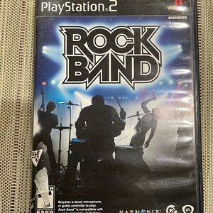 Sony PlayStation 2 Rock Band Game - Black and Blue